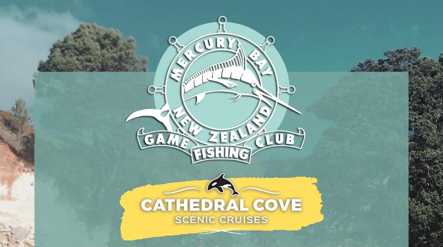 Cathedral Cove Scenic Cruises No Bait Tournament Poster Landscape
