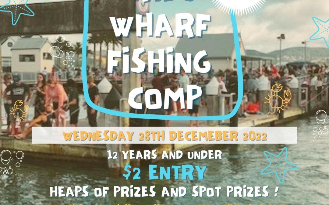 Kids Wharf Fishing – Wednesday 28th December