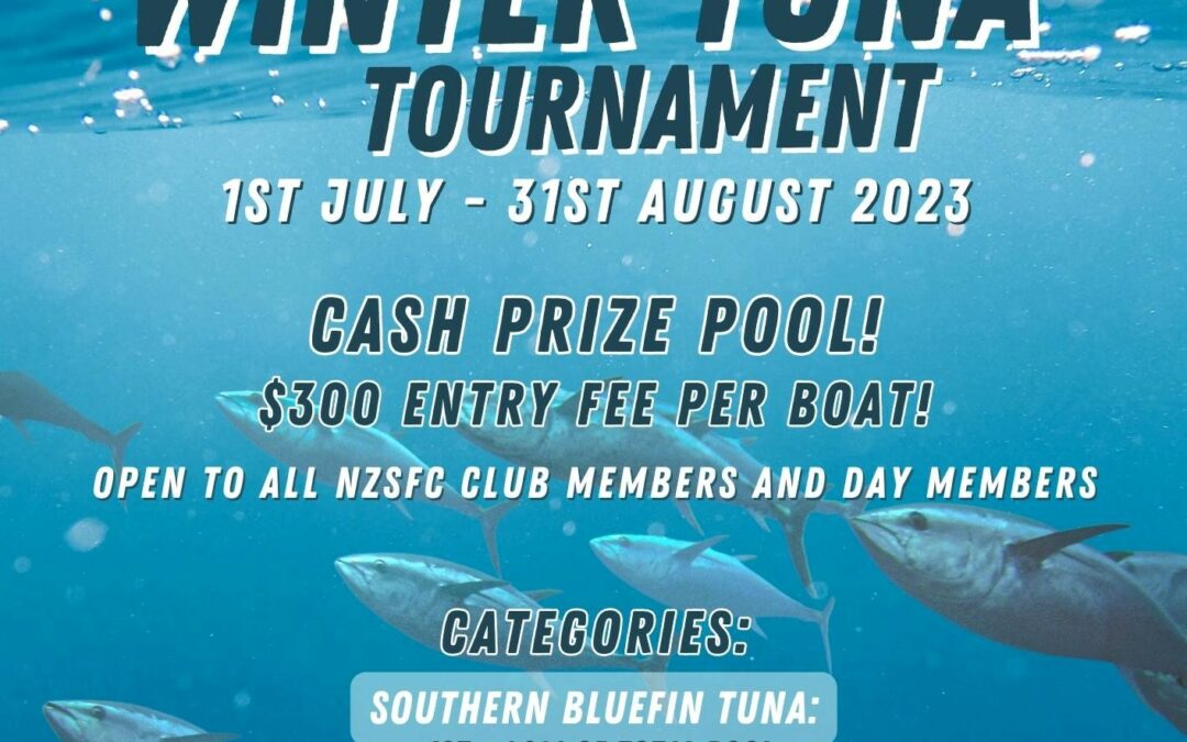 Winter Tuna Tournament 01 July – 31 August 2023